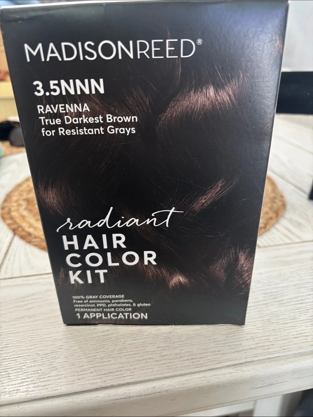 Madison Radiant Hair Color Kit - 3.5NN Ravenna Dark Brown